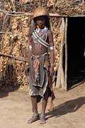 Dvka z kmene Arbore. Jih, Etiopie.