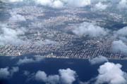 Leteck pohled na Havanu. Kuba.